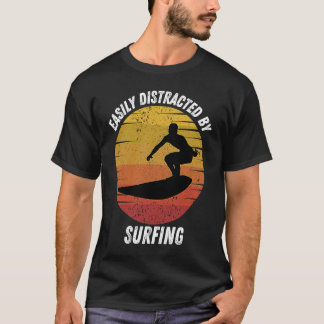 Vintage som lätt kan distraheras genom att surfa p t shirt