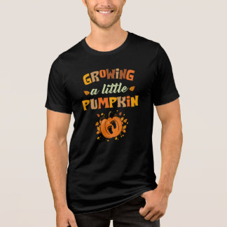 Vintage som odlar en liten Thanksgiving av Pumpkin T Shirt