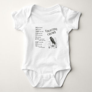 Vintage som räknar kråkarimbabyen tröja