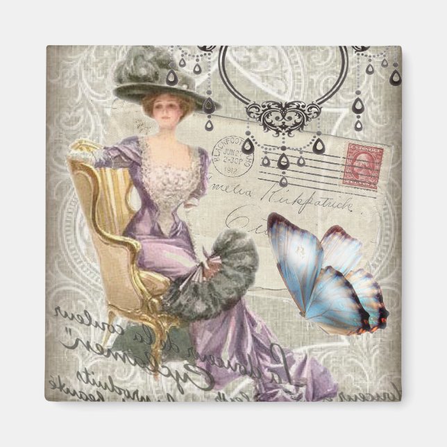 vintage som segrare magnet (Framsidan)