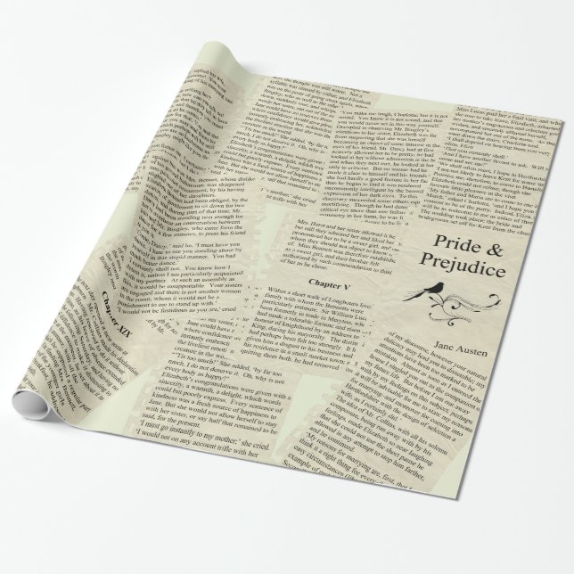 Vintage som slår in papper presentpapper (Utrullad)