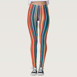 Vintage, sömlös mönster leggings