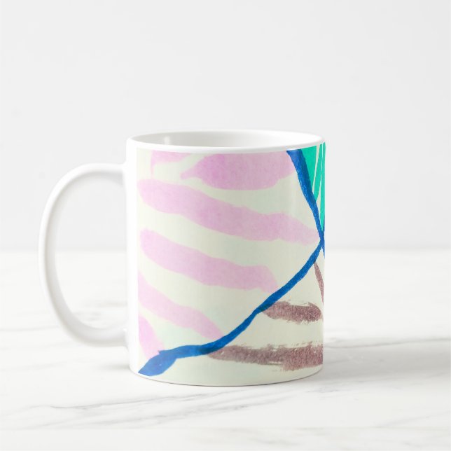 vintage sömlös mönster med Halloween inslag.  Kaffemugg (Vänster)