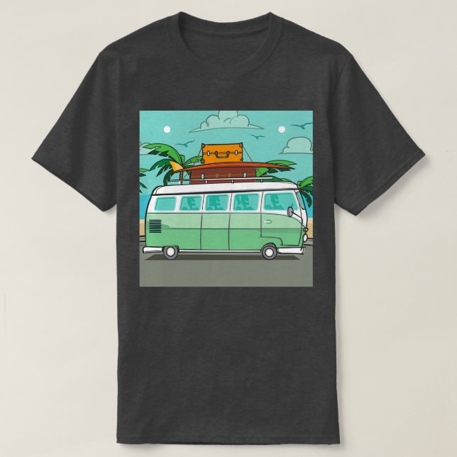 Vintage sommar T Shirt (Design framsida)