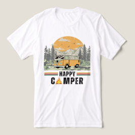 Vintage, sommarbergsberget Äventyr Camper Nature T Shirt