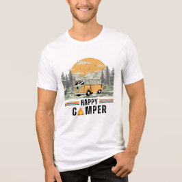 Vintage, sommarbergsberget Äventyr Camper Nature T Shirt