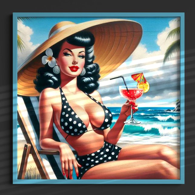 Vintage Sommarstift upp Poster (Skapare uppladdad)