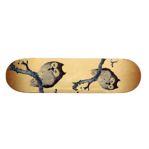 Vintage Sömnig Uggla Old School Skateboard Bräda 18 Cm