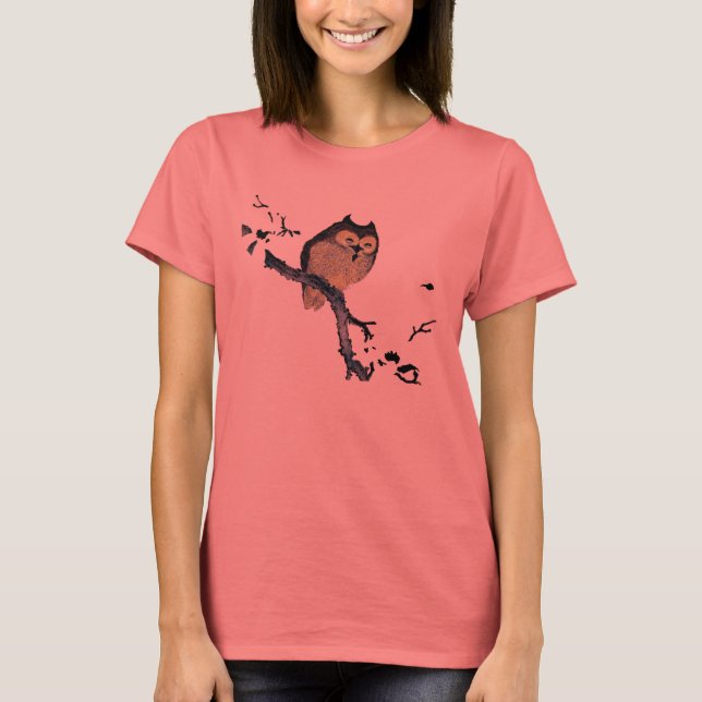 Vintage Sömnig Uggla Tröja (Framsida)