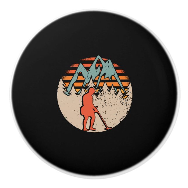 Vintage Sondeln Metall Detectorist Knopp (Framsidan)