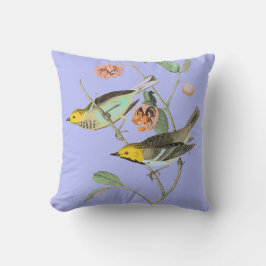 Vintage Songbird Lavender Blue Kudde