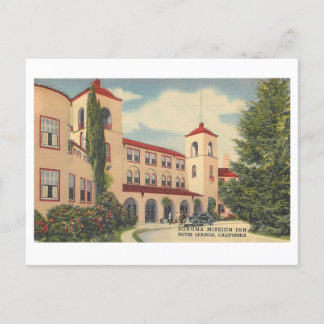 Vintage Sonoma Mission Inn vykort