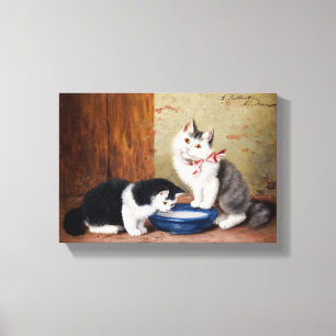 Vintage Sophie Sperlich Kitten Canvastryck