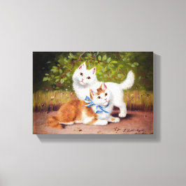 Vintage Sophie Sperlich Kittens Canvastryck