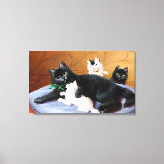 Vintage Sophie Sperlich Tjock Family Canvastryck (Framsida)