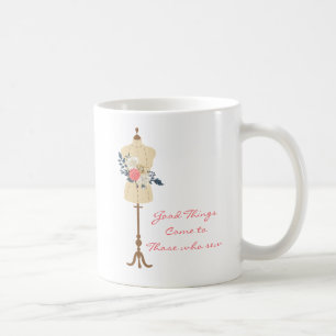 Vintage: Söt klänningsformulär Kaffemugg