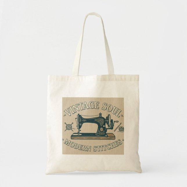 Vintage Soul Modern Stitches Syning  Tygkasse (Framsidan)