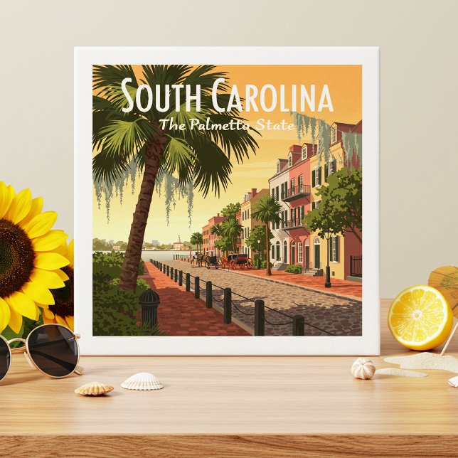 Vintage South Carolina Kakelplatta (Skapare uppladdad)