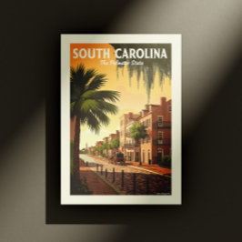 Vintage South Carolina Vykort