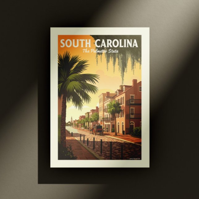 Vintage South Carolina Vykort (Skapare uppladdad)