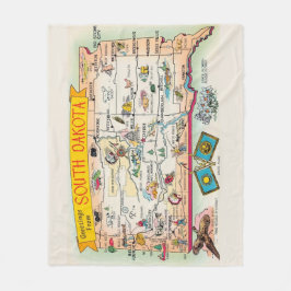 Vintage South Dakota Filta Kast Fleecefilt