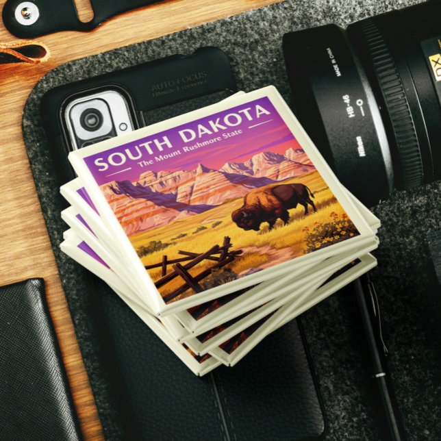Vintage South Dakota Magnet (Skapare uppladdad)