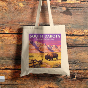 Vintage South Dakota Tygkasse