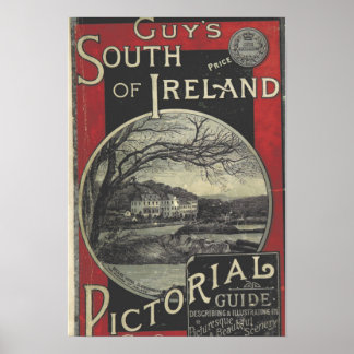 Vintage South Ireland Turism Poster