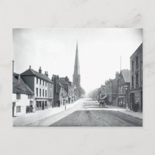 Vintage Southampton Street, Reading England, 1891 Vykort