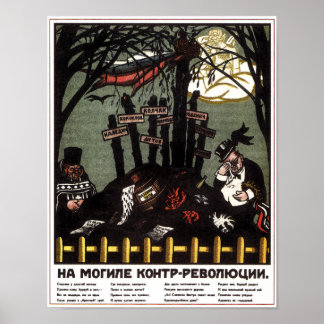 Vintage Sovjetunionen Poster propaganda
