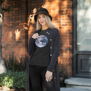 Vintage Space Photo Earth T Shirt
