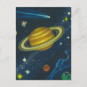 Vintage Space-vykort Vykort