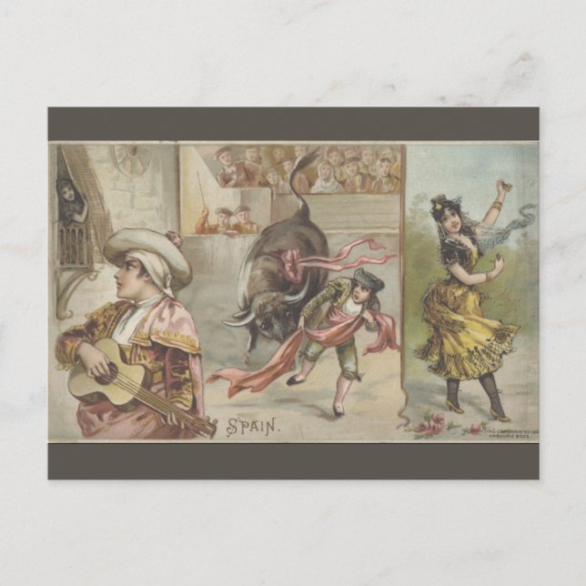 Vintage Spain Vykort (Framsida)