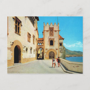 Vintage Spanien, platser, museum Vykort