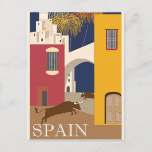 Vintage Spanien reseturism Vykort