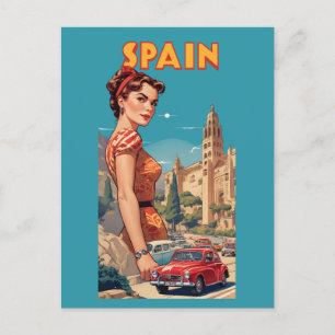 Vintage Spanien Vykort