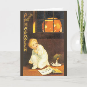 Vintage spännande Halloween av Ellen Clapsaddle Kort