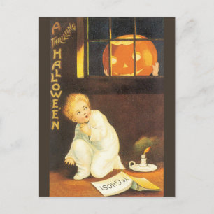 Vintage spännande Halloween av Ellen Clapsaddle Vykort