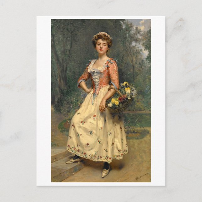 Vintage Spanska konst Helg Vykort (Framsida)