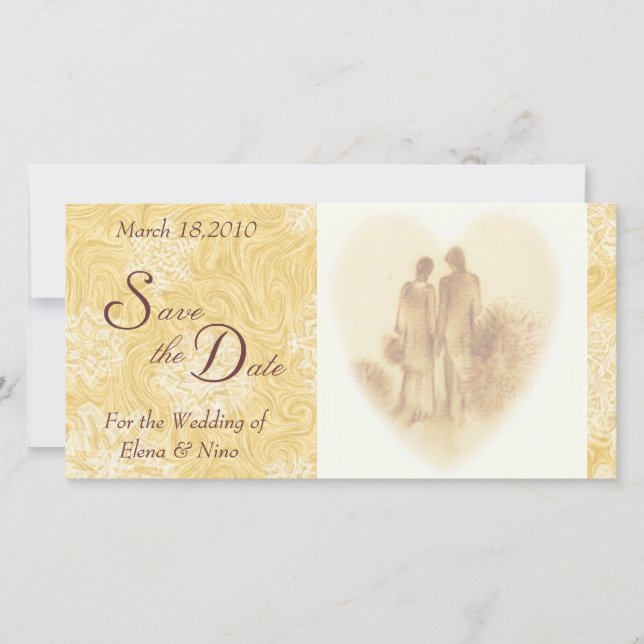 Vintage Spara datum Spara Datumet (Framsida)