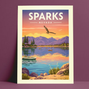 Vintage Sparks Nevada Vykort