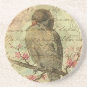 Vintage Sparrow Underlägg Sandsten