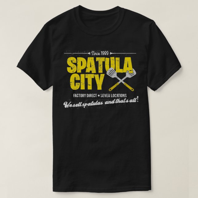 Vintage Spatula City, Distress T Shirt (Design framsida)