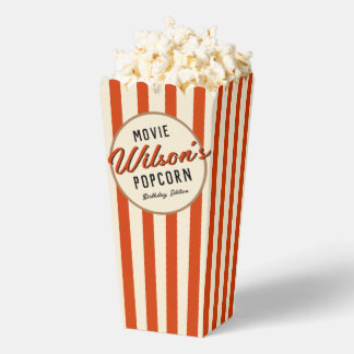 Vintage Speciell Event Movie Theater Popcorn Presentaskar