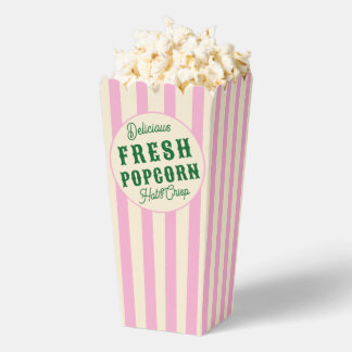 Vintage Speciell Event Movie Theater Popcorn Rosa Presentaskar