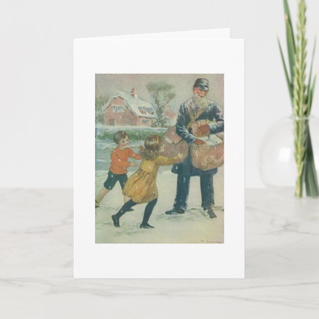 Vintage - Speciell julleverans, Helgkort (Framsida)