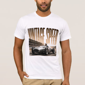 Vintage Speed Lyx Redaktionell Grafik för Racing T Shirt