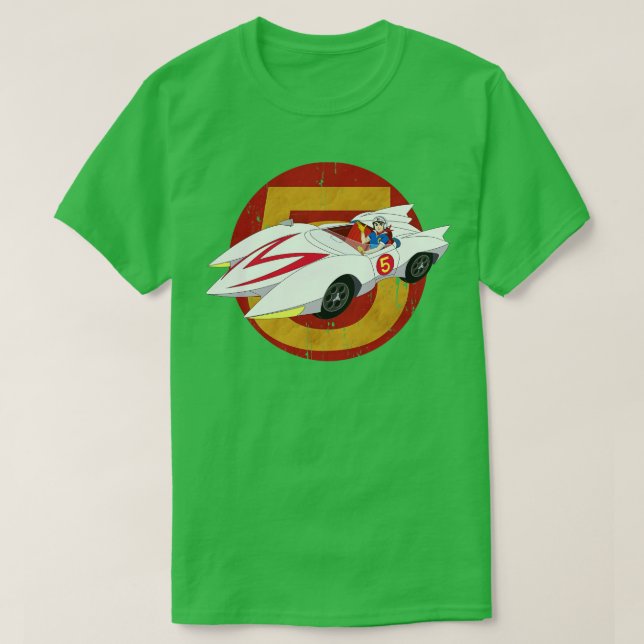 VINTAGE Speed Racer T Shirt (Design framsida)