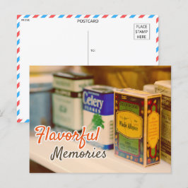 Vintage Spice Tins Vykort