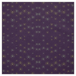 Vintage Spiders Creepy Deep Lila Mönster Mörk Tyg